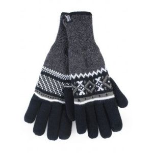 Rękawiczki MĘSKIE, KARLSTAD, bardzo ciepłe, ze wzorem - 2 kolory