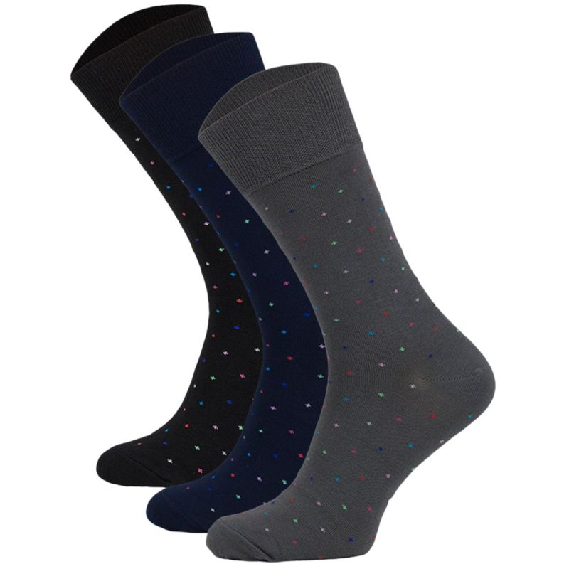 3PACK eleganckich, bambusowych skarpet w mini kropki 3PACK eleganckich, bambusowych skarpet w mini kropki