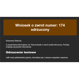 Produkt do testowania daty