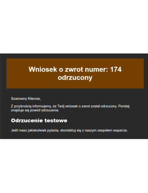 Produkt do testowania daty